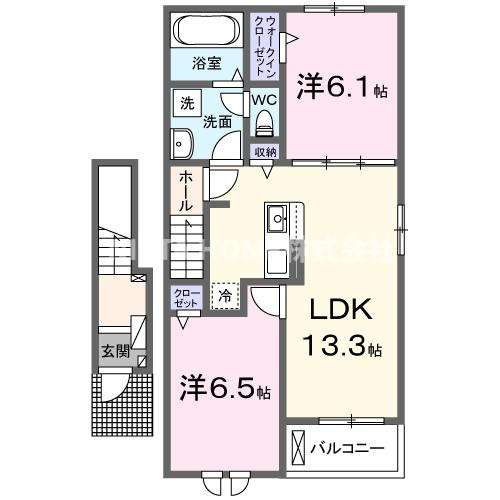 福知山市字長田のアパート