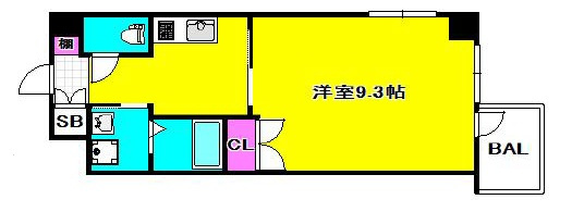 サンビレッジ布引の間取り