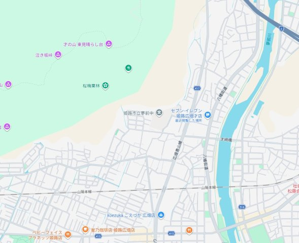 姫路市広畑区才　第8期　新築一戸建ての地図