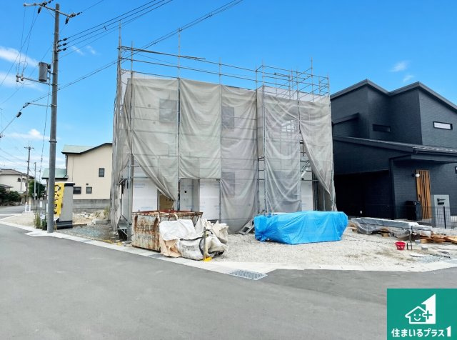 姫路市広畑区才　第8期　新築一戸建ての外観|現在建築中！落ち着いた街並みで新生活を始めることが出来そう！周辺の物件も併せてご紹介させて頂きます！