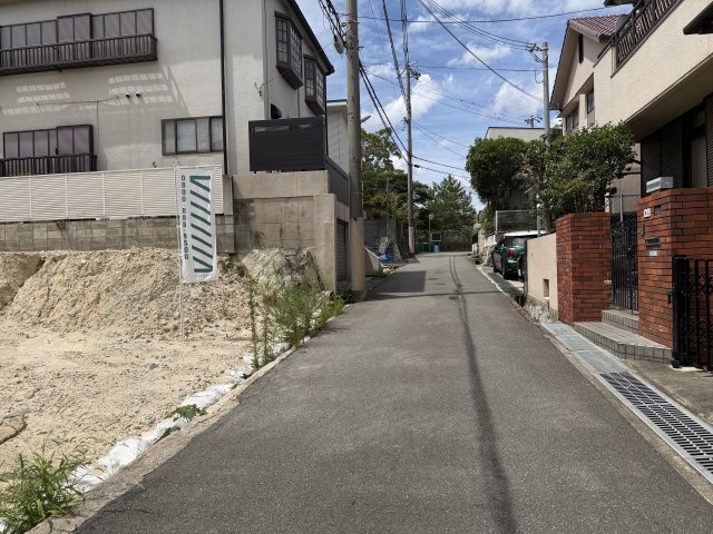 【ヴィレッタの杜】神原Ｃの前面道路含む現地写真|前面道路含む現地写真です