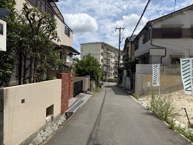【ヴィレッタの杜】神原Ｃの前面道路含む現地写真|前面道路含む現地写真です