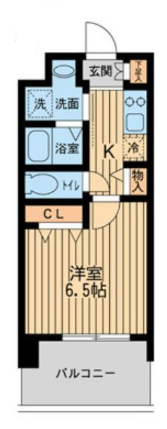 レジディア船橋Ⅰの間取り