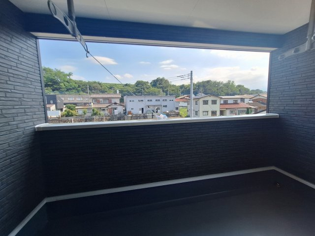 クレイドルガーデン高崎市吉井町下長根第3のバルコニー|現地撮影