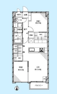 【間取り】 | 秀和第２高輪レジデンス