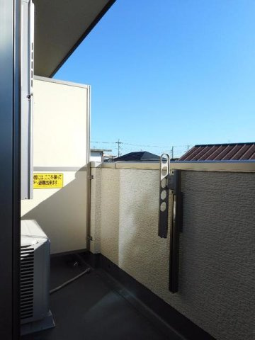 サンクレストＡのバルコニー