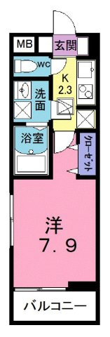サンクレストＡの間取り