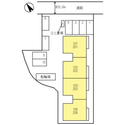 【区画図】 | セジュールＫ