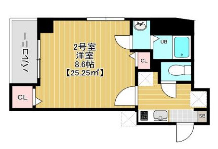 メゾンドシエルⅧの間取り