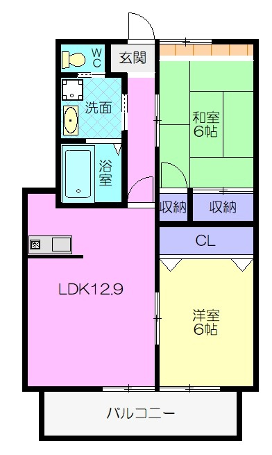 ハイステージＫＯＪＩＭＡの間取り