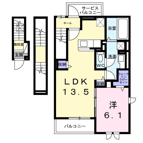 【間取り】 | Ａ－１（エーワン）