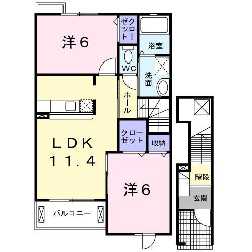 グリーンガーデンⅡの間取り