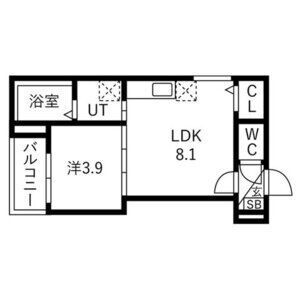 ルアナテラス38の間取り