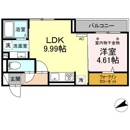 D-roomT.MⅡの間取り|使い勝手の良い間取りです♪