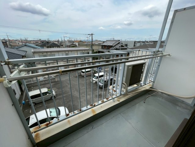 ハイツ津田のバルコニー