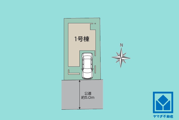 尼崎市稲葉荘1丁目の区画図|尼崎市稲葉荘1丁目、全1棟の1号棟です。住宅設備機器保証サービス「あんしんプラチナパック15年保証」対象物件です。ご利用の際は別途12万円（税込）が必要となります。