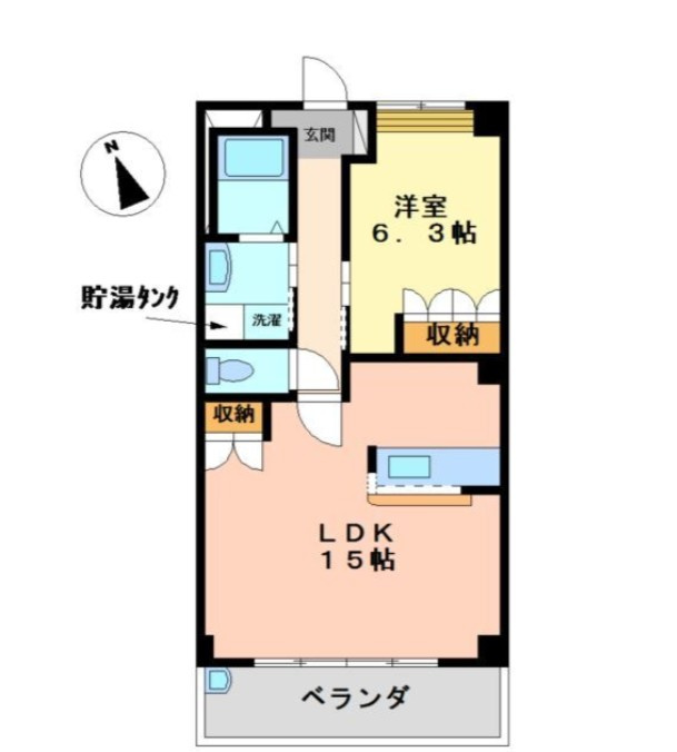 ガーデニングヒルズ北野345の間取り