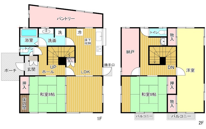 中古住宅　大柳町1丁目の間取り