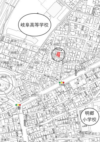 中古住宅　大柳町1丁目の地図