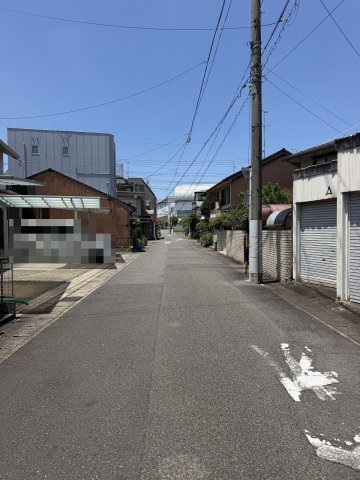 中古住宅　大柳町1丁目の前面道路含む現地写真