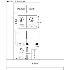 トレンチーノの区画図