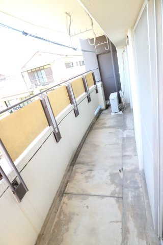 不知火コーポのバルコニー