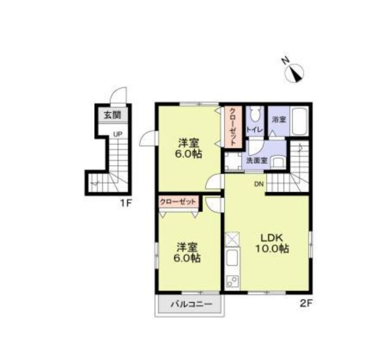 Casa Biancaの間取り