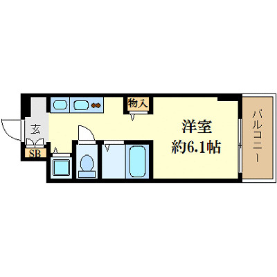 【間取り】 | プレサンス大阪城公園パークプレイス
