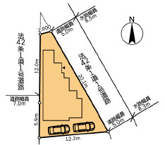 草加市青柳6丁目 中古戸建の区画図