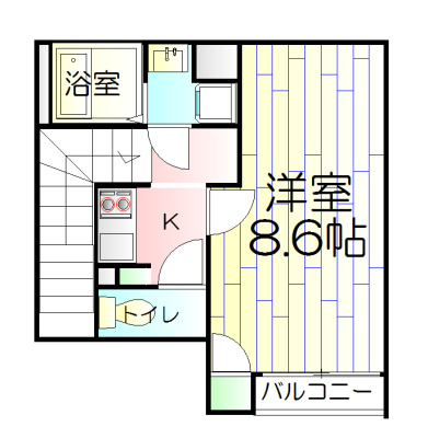レオネクストＨＯＳＯＹＡⅢの間取り