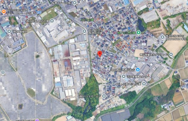 加古郡稲美町六分一　土地の地図