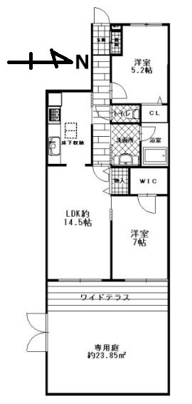ロイヤルステージ小作の間取り