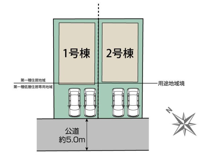 千葉市若葉区千城台西１丁目の区画図
