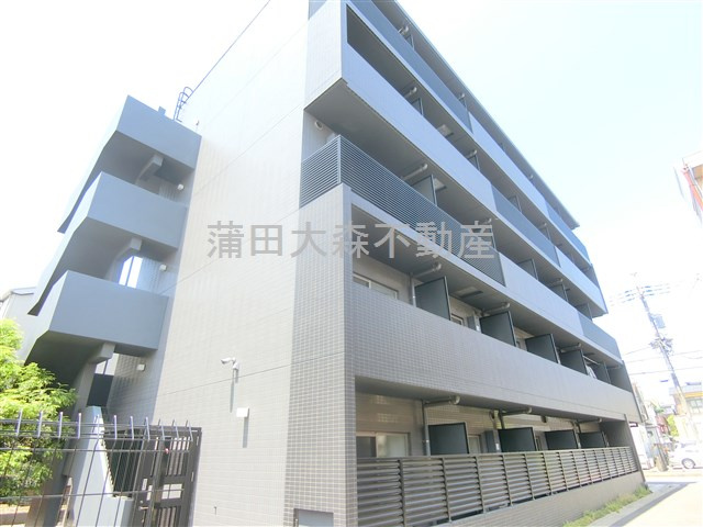 ARCOBALENO HANEDAアルコバレーノハネダの外観|2021年6月築　RC鉄筋コンクリート造地上5階建て総戸数30戸インターネット無料
東京都大田区本羽田3丁目　京急空港線大鳥居駅徒歩10分、糀谷駅徒歩12分