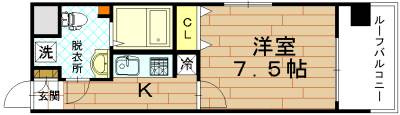 ORYZA三条西洞院（オリザ三条西洞院）の間取り