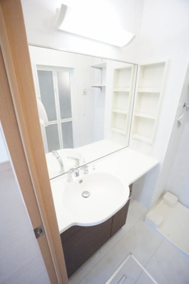 【独立洗面台】 | グランドソレーユ | ※同物件、同タイプ、間取り反転のお部屋です