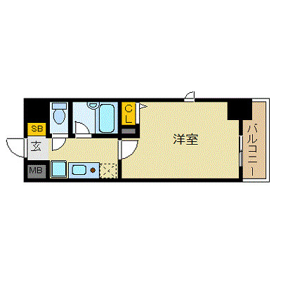 【間取り】 | エスリード新大阪第5