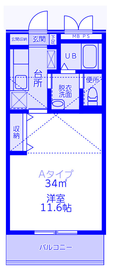 グロアール大宮の間取り