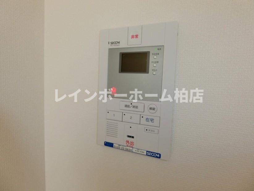 仲介手数料（賃料の1.10ヵ月）の50％OFF対象物件！のセキュリティ|モニター付きインターホンです