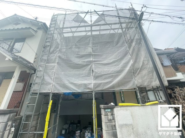 西宮市小松南町2丁目の前面道路含む現地写真