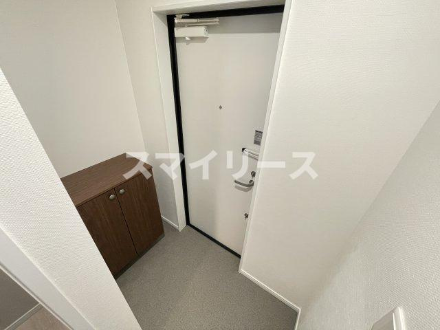 HD南柏の玄関