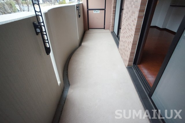 菊池郡大津町美咲野１丁目の賃貸マンションのバルコニー