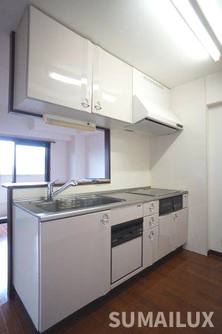 菊池郡大津町美咲野１丁目の賃貸マンションのキッチン