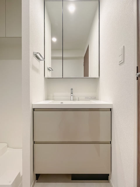 パークアクシス文京本郷の洗面所|※写真は同タイプ住戸です。
