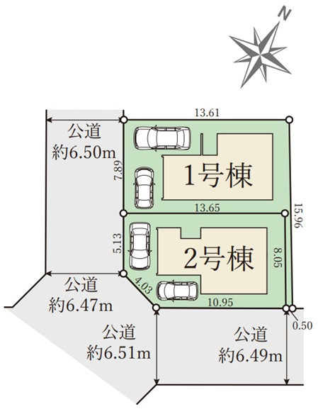 神戸市西区狩場台2丁目の区画図