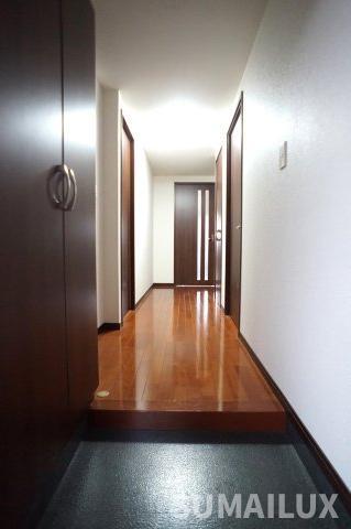 菊池郡大津町美咲野１丁目の賃貸マンションの玄関