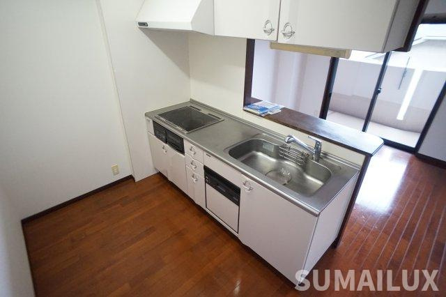 菊池郡大津町美咲野１丁目の賃貸マンションのキッチン
