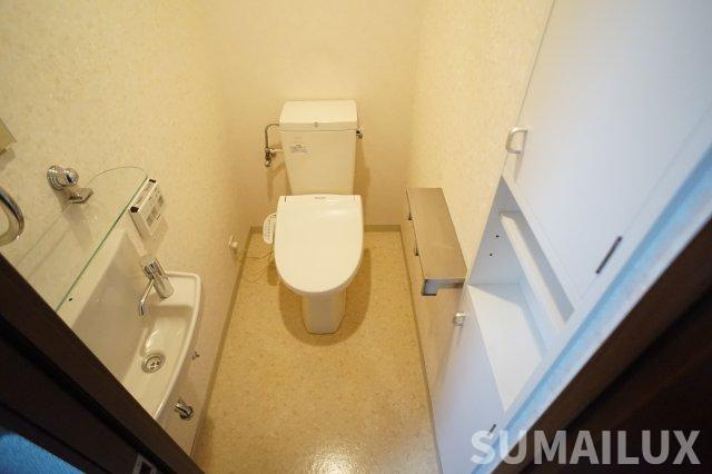 菊池郡大津町美咲野１丁目の賃貸マンションのトイレ