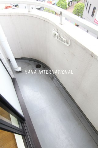 アセンズシティのバルコニー