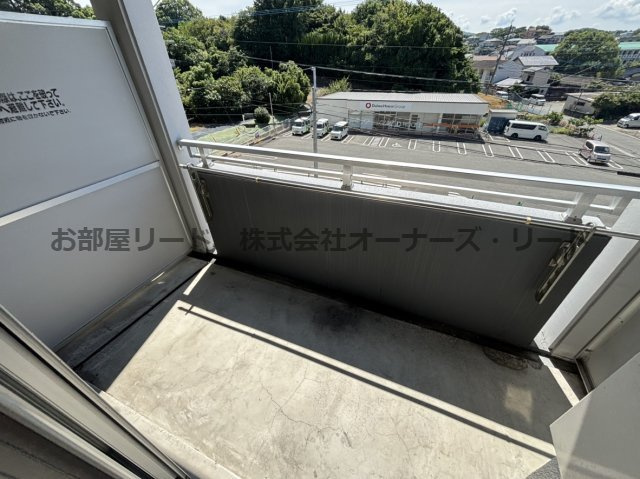 AlettA合川町のバルコニー